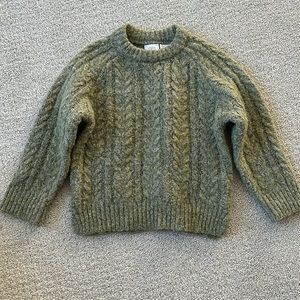 Zara Toddler Boys Sage Sweater